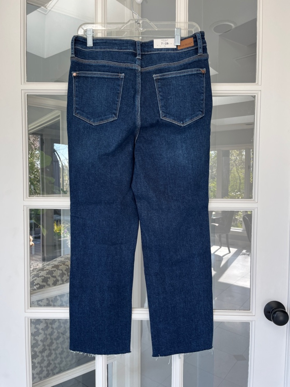 Judy Blue High Waist Cropped Straight Jeans Sz 7/28 New With Tags - Picture 4 of 4